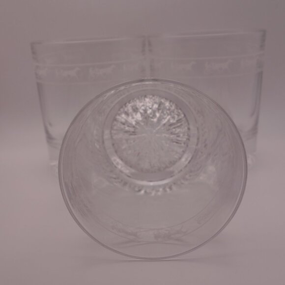 Set of Three(3) Vintage Blue Bonnets Scotch Glasses - Picture 9 of 9